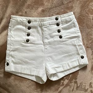 🎉3 for $25 High Waisted Denim Jean Shorts with Double column buttons Kpop style